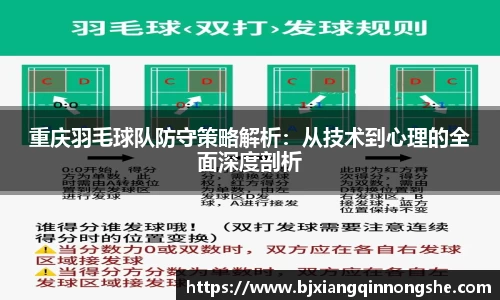 重庆羽毛球队防守策略解析：从技术到心理的全面深度剖析